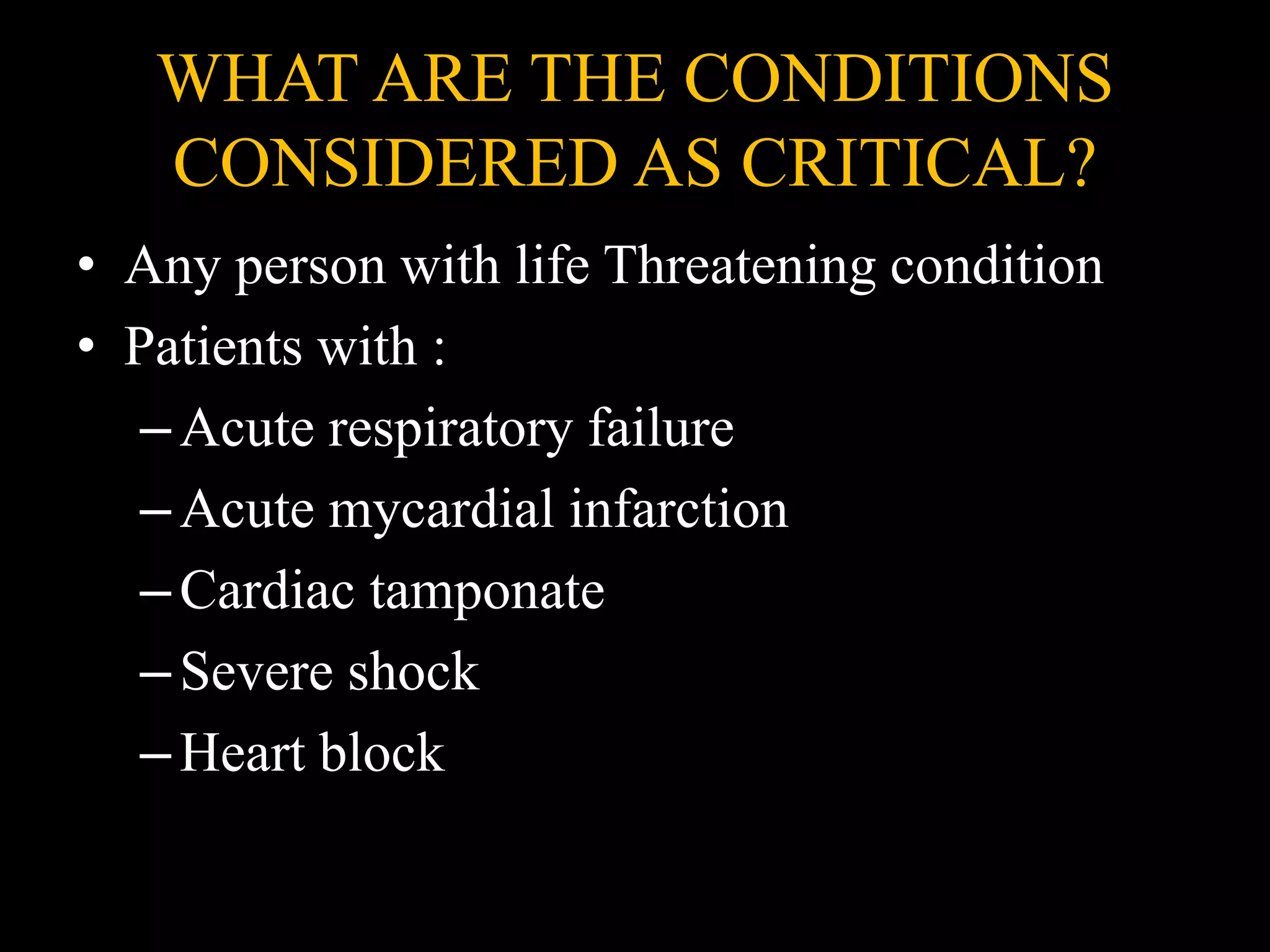 Nursing management of critically ill patient | PPTX