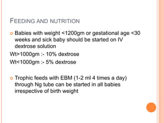 Nursing management of low birth weight(lbw) babies | PPTX
