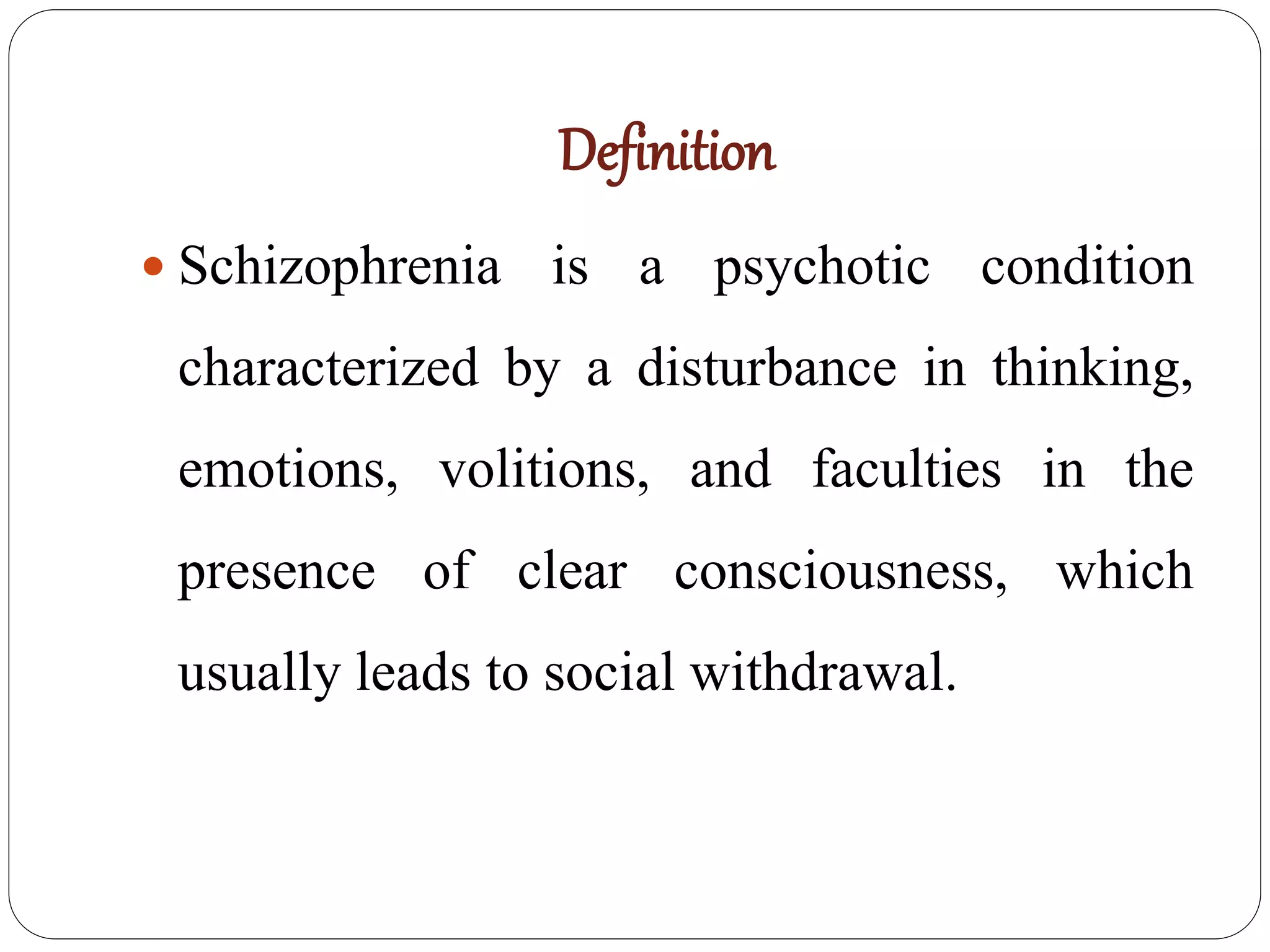 Nursing management of patient with schizophrenia and other psychotic ...