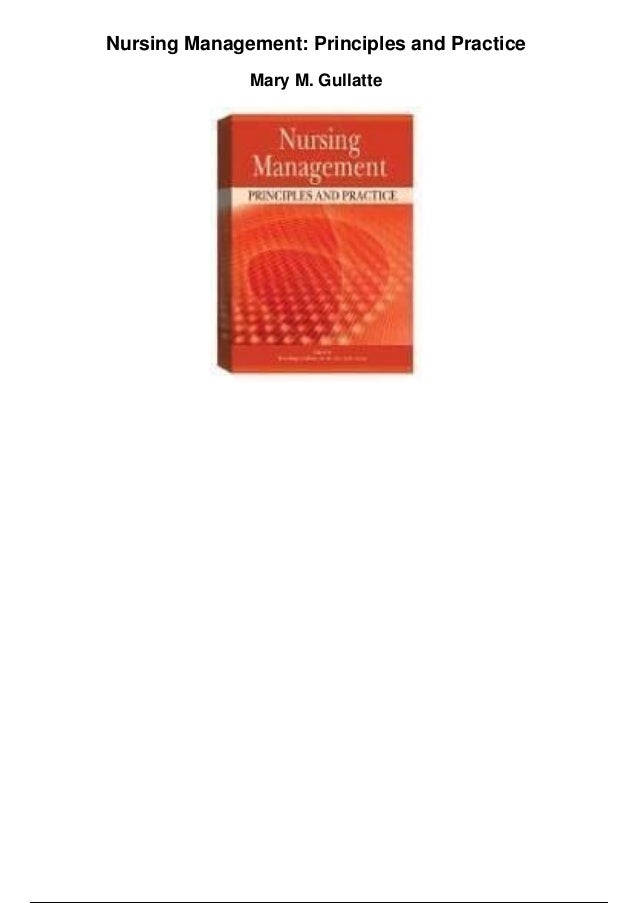 Principles And Practice Of Management