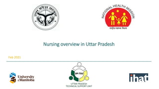 UTTAR PRADESH
TECHNICAL SUPPORT UNIT
Nursing overview in Uttar Pradesh
Feb 2021
 