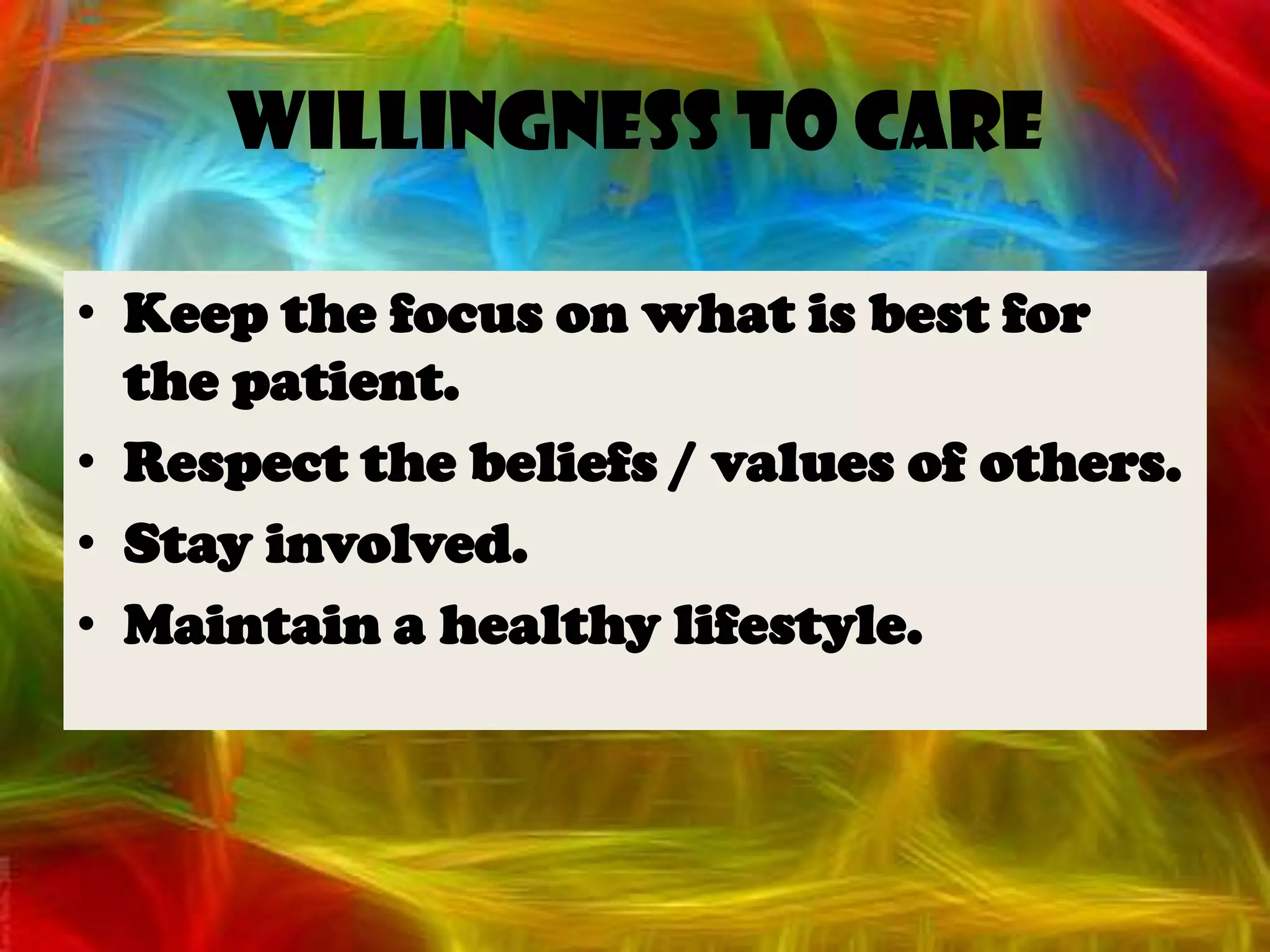 Avoid generalizations – be specific