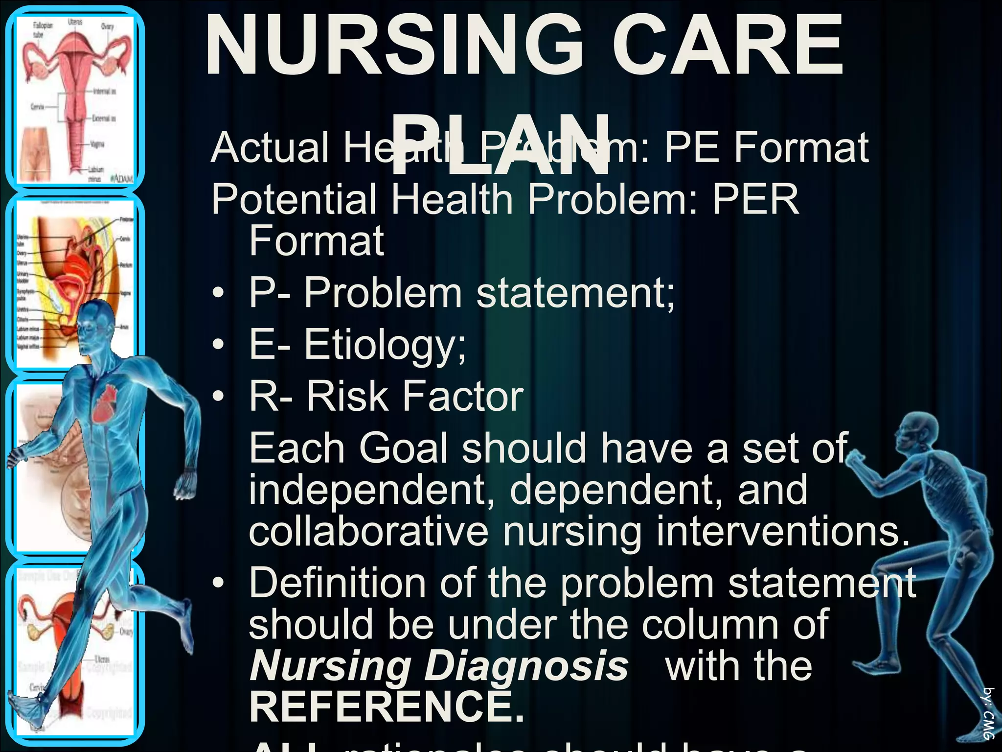 Benefits of the NURSING PROCESS: for the ClientQUALITY CLIENT CARECONTINUITY OF CAREPARTICIPATION BY CLIENTS IN THEIR HEALTH CARE