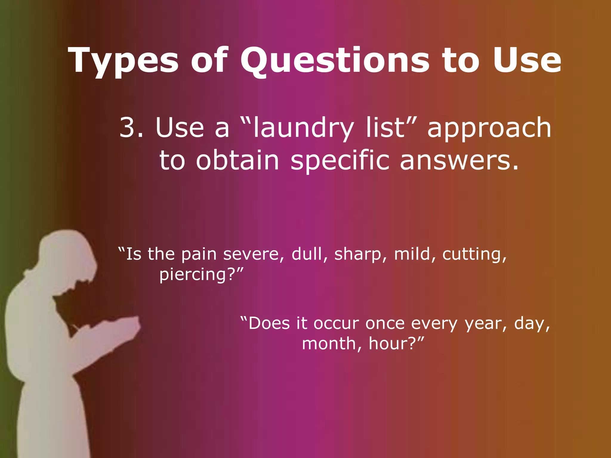 Ensure environment is conducive