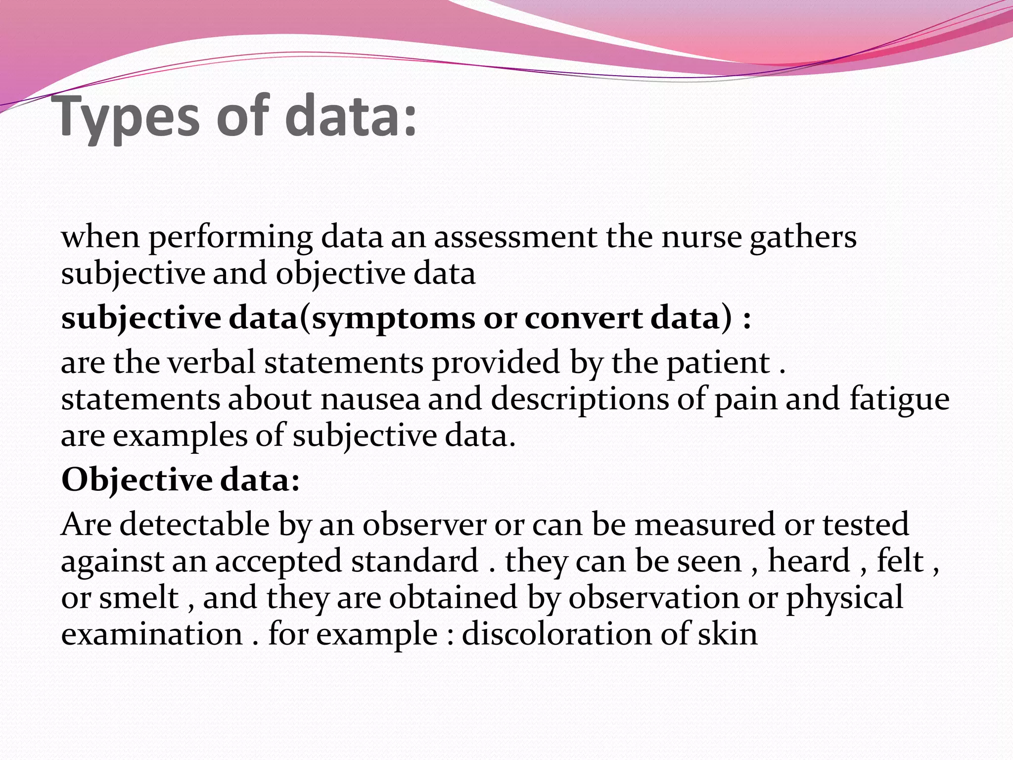 WHAT IS NURSING ASSESSMENT visual data 5