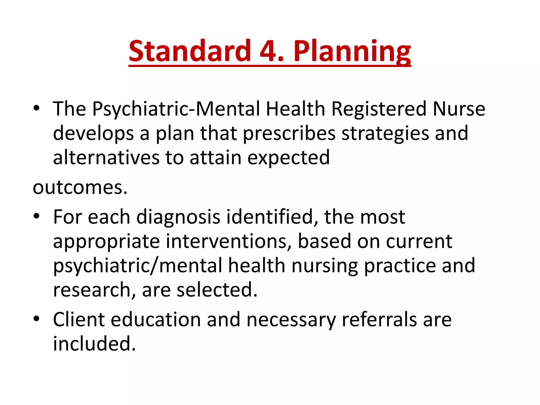 Nursing process in mental health | PPTX