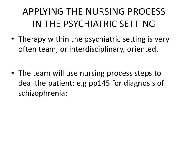 Pie Charting Psychiatric Nursing