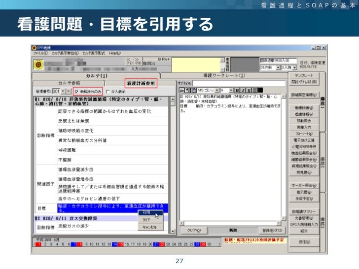 看護過程とsoapの基本