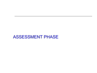 ASSESSMENT PHASE
 