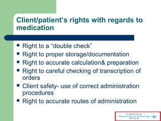 Double Check Process Nursing process to drug therapy | PPT