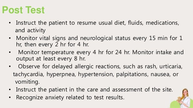 Nursing Prossuders Pre Post Interventions