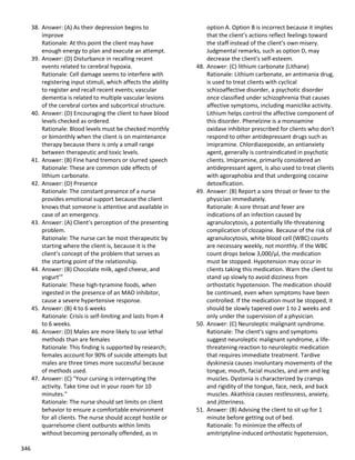Nursing question practice case