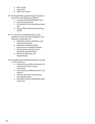 Nursing question practice case