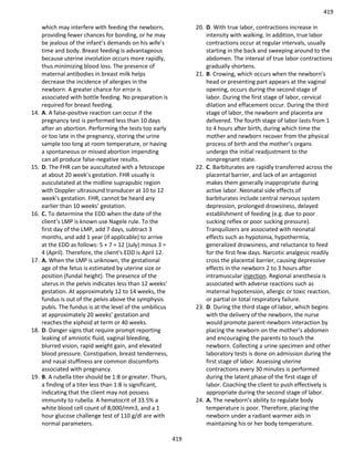 Nursing question practice case