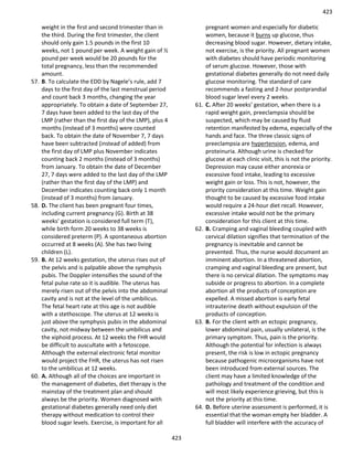 Nursing question practice case