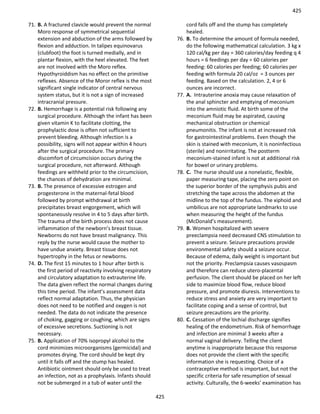 Nursing question practice case