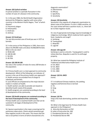 Nursing question practice case