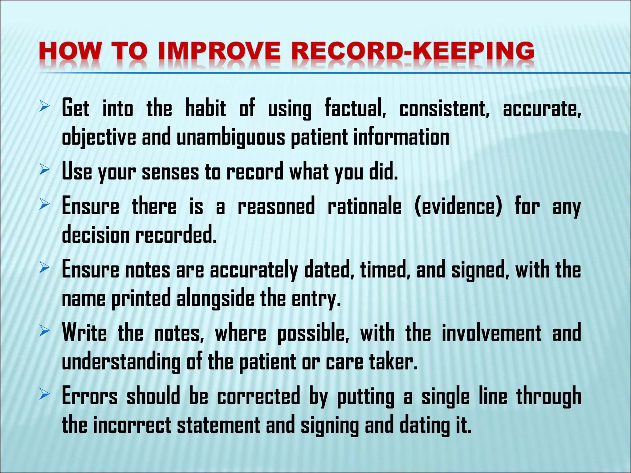 Nursing records & reports | PPT