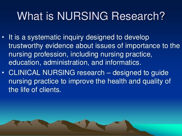 Nursing Research