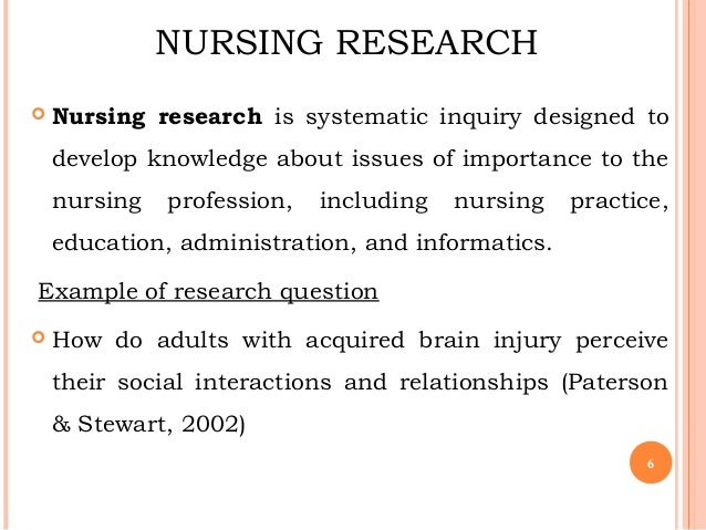 Nursing Research