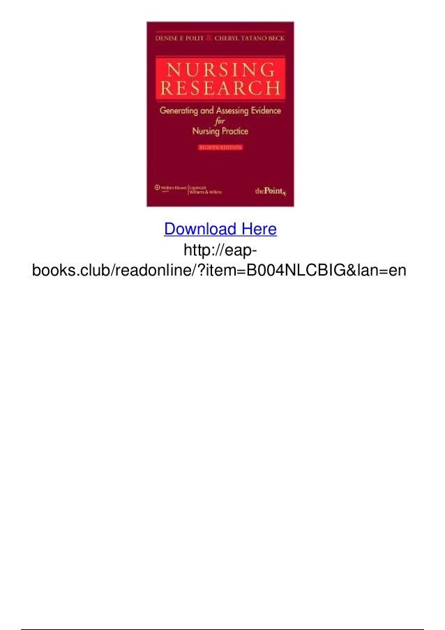 essentials of nursing research 8th edition pdf download
