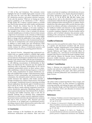 Systematic Review on Disinfection Practices of Needleless Connector ...