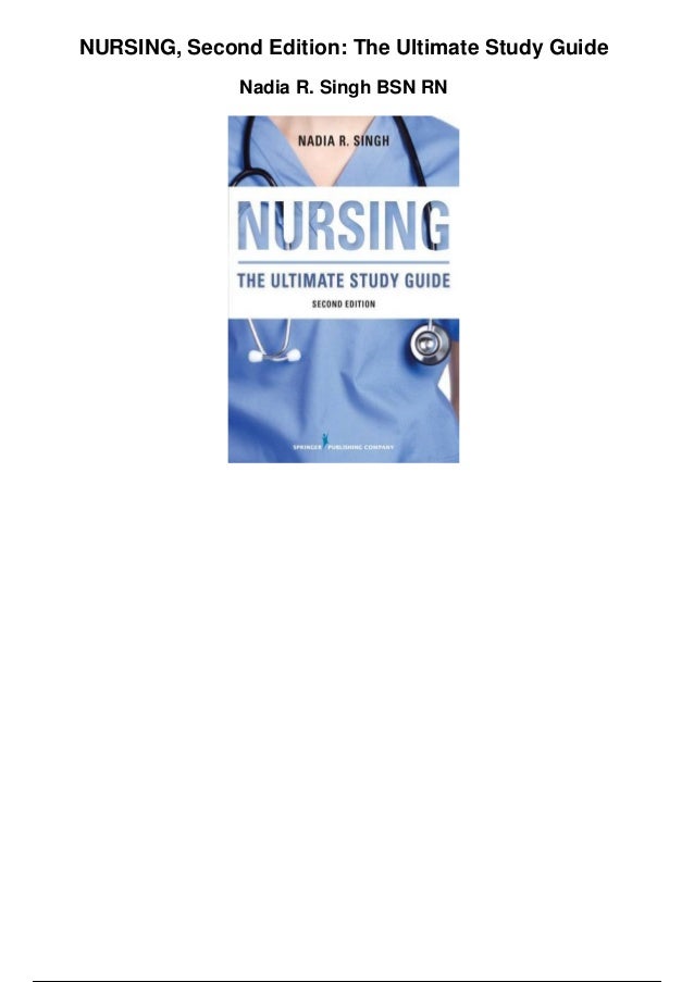 Nursing second edition the ultimate study guide pdf