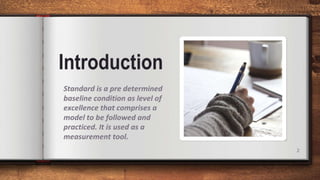 Practice Standards In Nursing