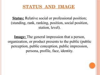 Nursing Status & Image(latest) final year nursing | PPTX