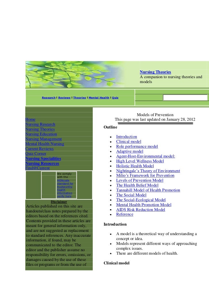 models of nursing This book teaches how to interrelate nursing diagnoses with a variety of conceptual models the new edition remains focused on major nursing theories, while also adding new chapters on the relationship between nursing conceptual models and nursing diagnosis and the use of nursing diagnosis as a conceptual framework. models of nursing This book teaches how to interrelate nursing diagnoses with a variety of conceptual models the new edition remains focused on major nursing theories, while also adding new chapters on the relationship between nursing conceptual models and nursing diagnosis and the use of nursing diagnosis as a conceptual framework.