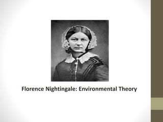 Florence Nightingale: Environmental Theory
 