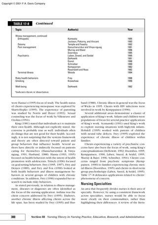 Nursing theories and practice