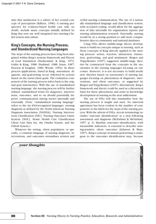 Nursing theories and practice