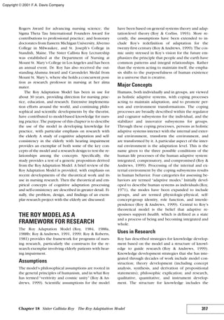 Nursing theories and practice