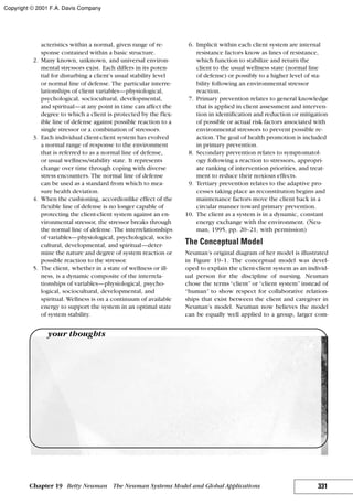 Nursing theories and practice