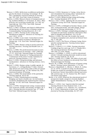 Nursing theories and practice