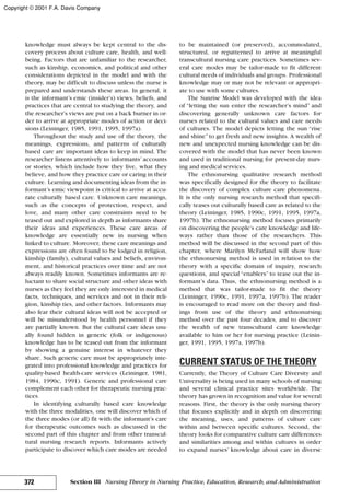 Nursing theories and practice