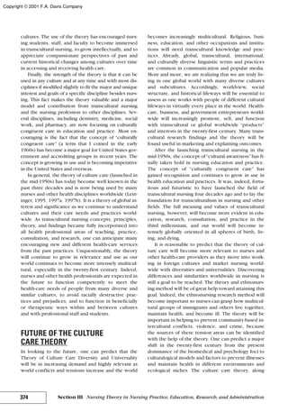 Nursing theories and practice