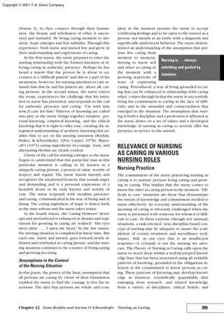 Nursing theories and practice