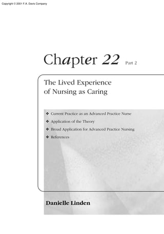 Nursing theories and practice