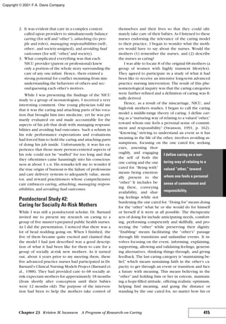 Nursing theories and practice