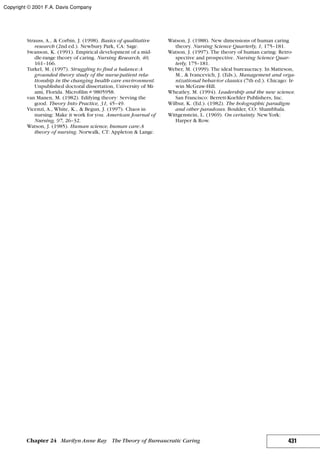 Nursing theories and practice