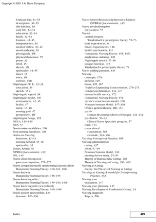 Nursing theories and practice