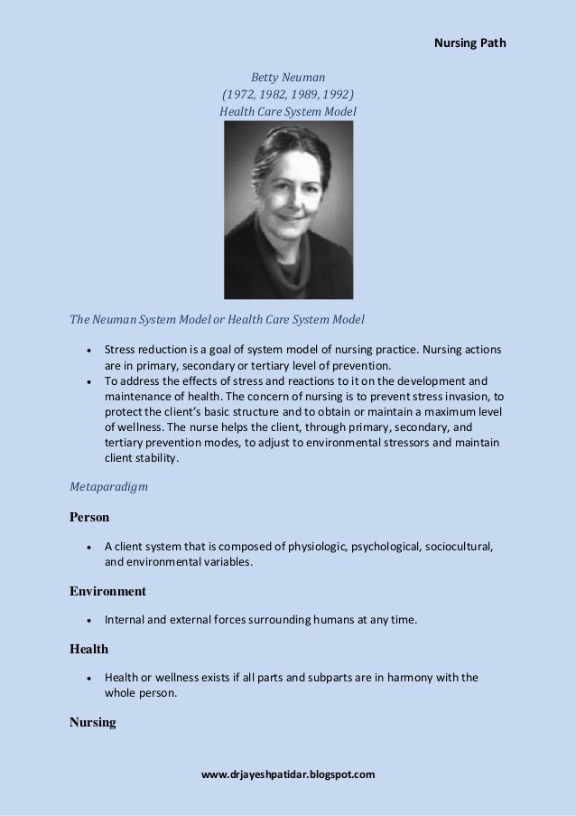 limitation of betty neuman theory Betty neuman's system model the philosophic bases of the neuman systems model encompasswholism, a wellness orientation the concepts appreciating the theory. limitation of betty neuman theory Betty neuman's system model the philosophic bases of the neuman systems model encompasswholism, a wellness orientation the concepts appreciating the theory.