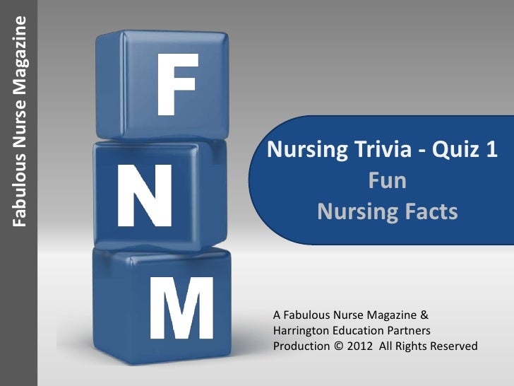 Nursing Trivia Quiz 1 Fun Nursing Facts