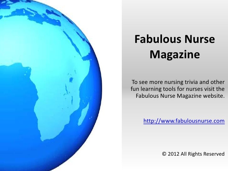 Nursing Trivia Quiz 5 Fun World Facts For Nurses
