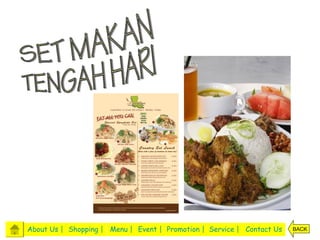 About Us | Shopping | Menu | Event | Promotion | Service | Contact Us   BACK
 