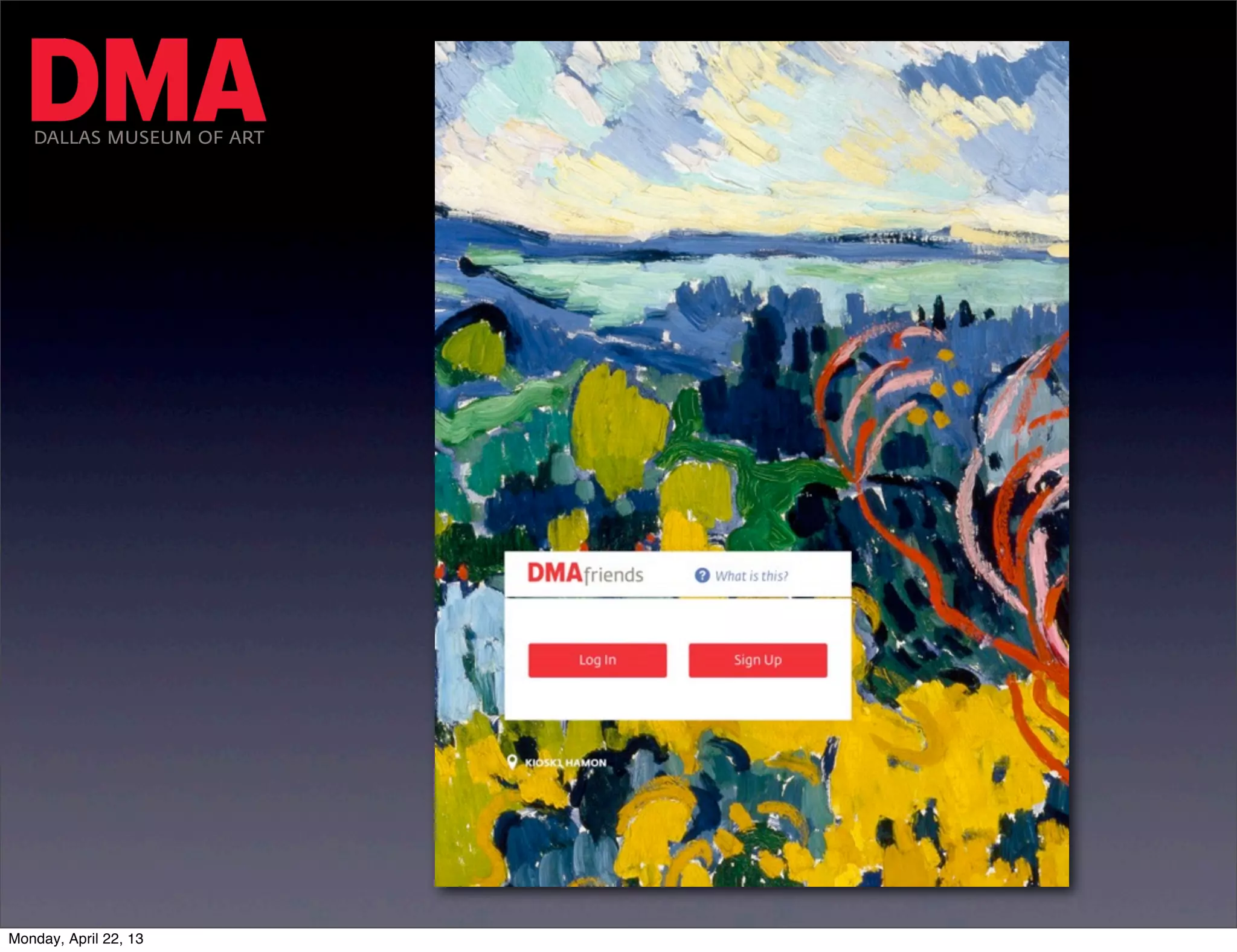 DALLAS MUSEUM OF ART




Monday, April 22, 13
 