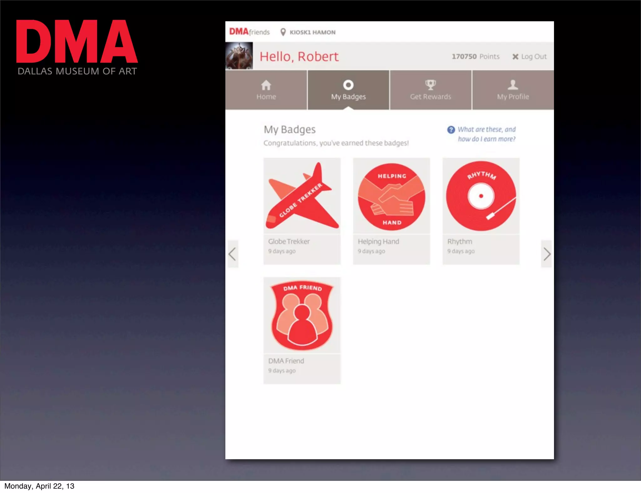 DALLAS MUSEUM OF ART




Monday, April 22, 13
 