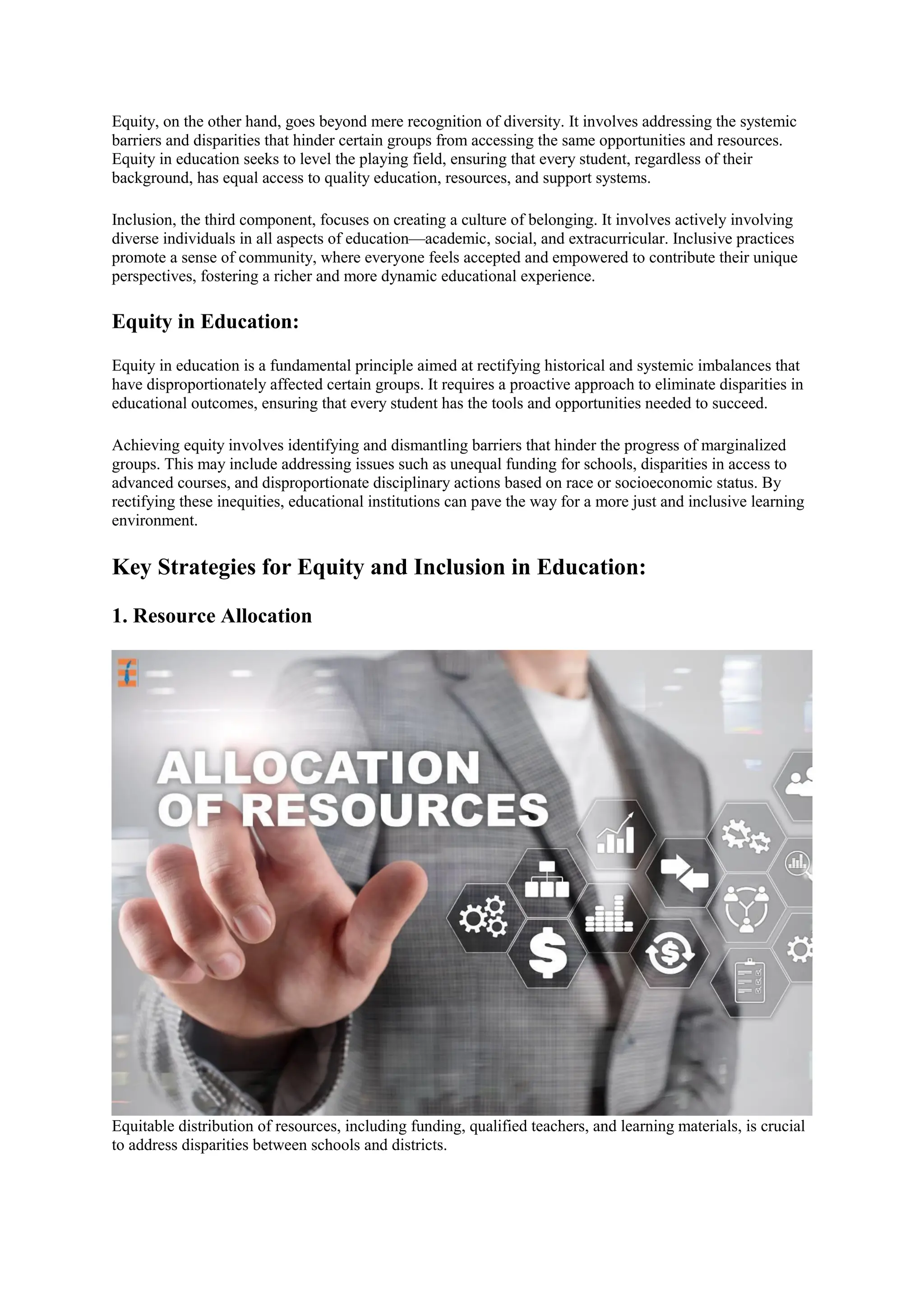 What Is Diversity, Equity And Inclusion In Education? 10 Key Strategies ...